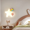 Star Moon PE Iron Wall Lamp