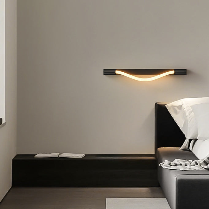 Arc Silicone Woven Fiber Wall Lamp