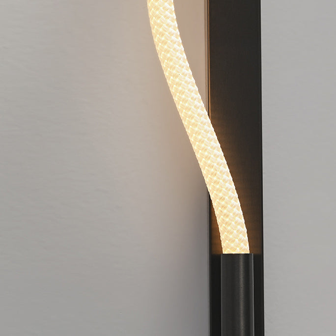 Arc Silicone Woven Fiber Wall Lamp