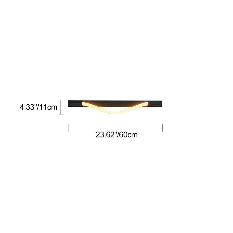 Arc Silicone Woven Fiber Wall Lamp