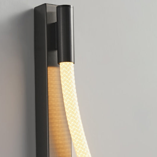 Arc Silicone Woven Fiber Wall Lamp