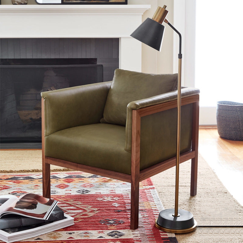 Contemporary Scandinavian Hardware Shade Floor Lamp