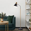 Contemporary Scandinavian Hardware Shade Floor Lamp