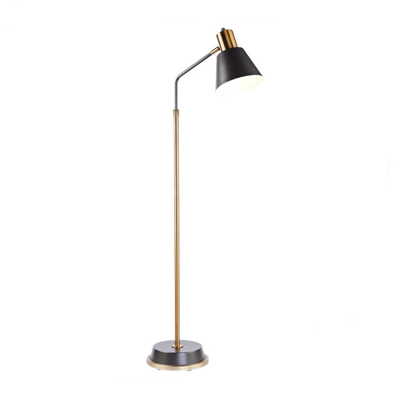 Contemporary Scandinavian Hardware Shade Floor Lamp