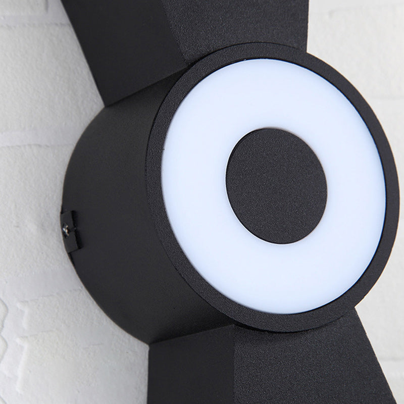 Aluminum Hourglass Up Down Wall Lamp