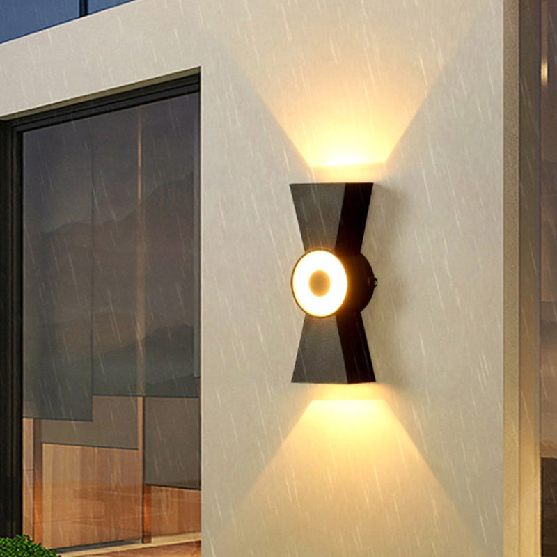 Aluminum Hourglass Up Down Wall Lamp