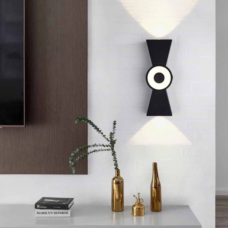 Aluminum Hourglass Up Down Wall Lamp