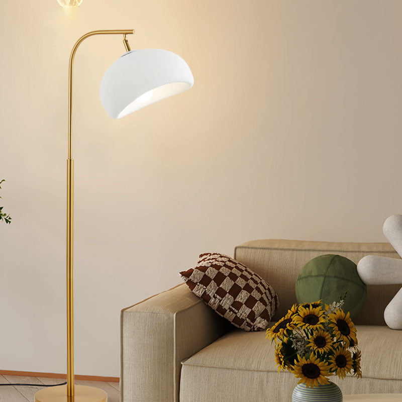High-Density Polystyrene Round Hardware Floor Lamp