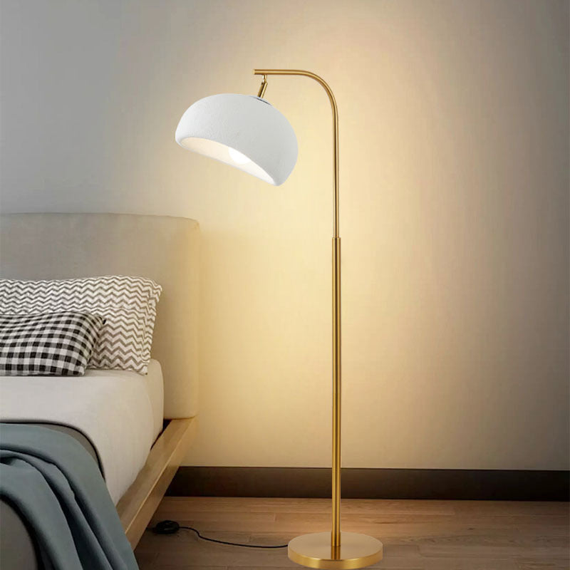High-Density Polystyrene Round Hardware Floor Lamp
