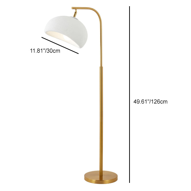 High-Density Polystyrene Round Hardware Floor Lamp