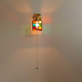 Stained Glass Rubik's Cube Wall Lamp