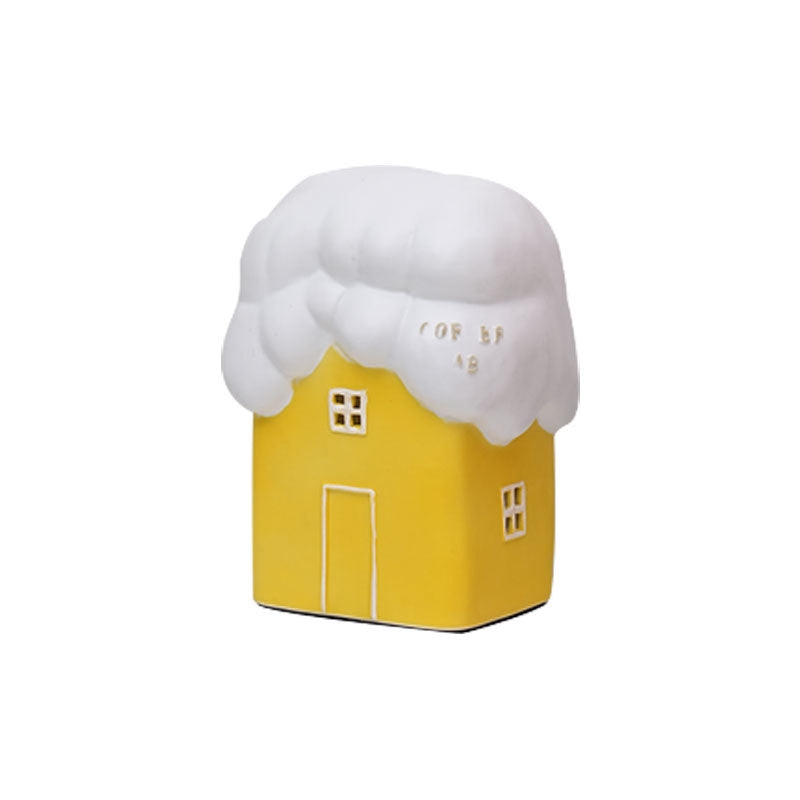 Ceramic Cute Snow House Table Lamp