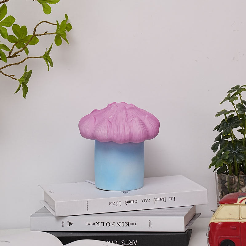 Ceramic Cute Snow House Table Lamp