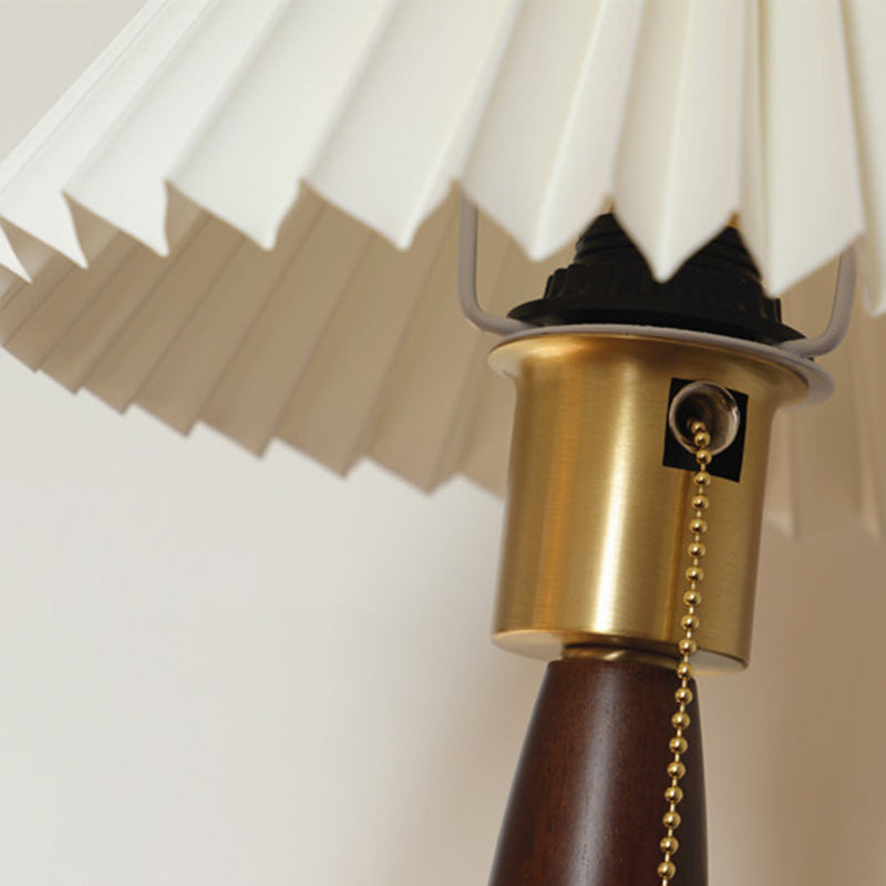 PVC Pleated Tapered Solid Wall Lamp