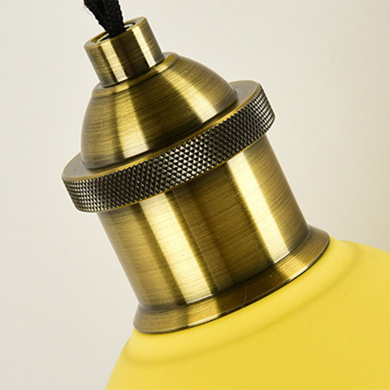 Macaron Iron Conical Living Wall Lamp