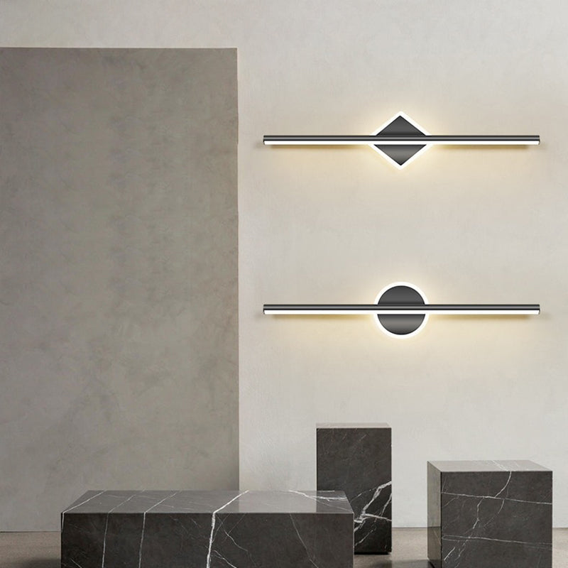 Geometric Long Strip Iron Wall Lamp