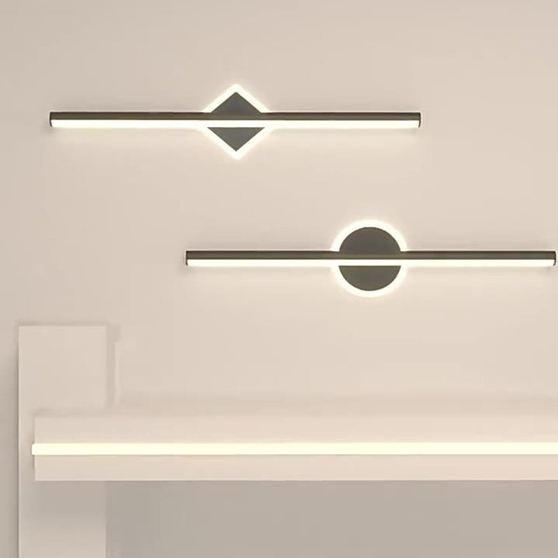 Geometric Long Strip Iron Wall Lamp