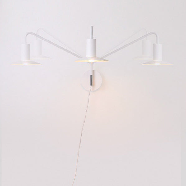 Iron Conical 180° Swing-Arm Wall Lamp