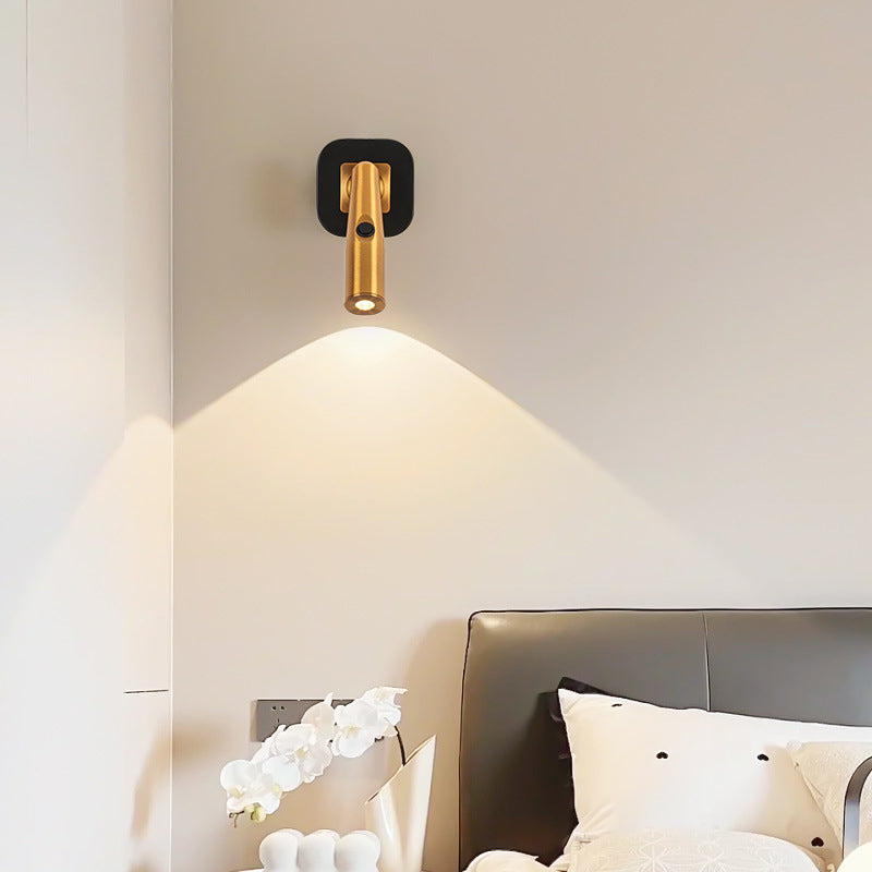 Brushed Aluminum Reading Bedroom Wall Lamp