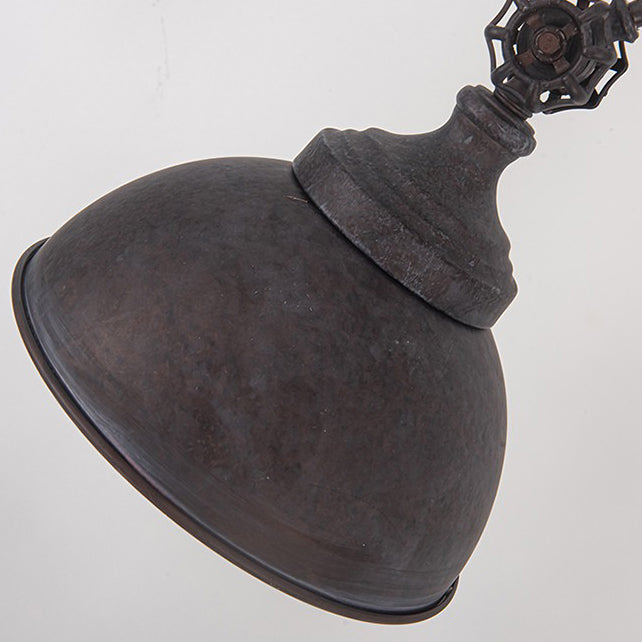 Distressed Iron Rotatable Semicircle Floor Lamp