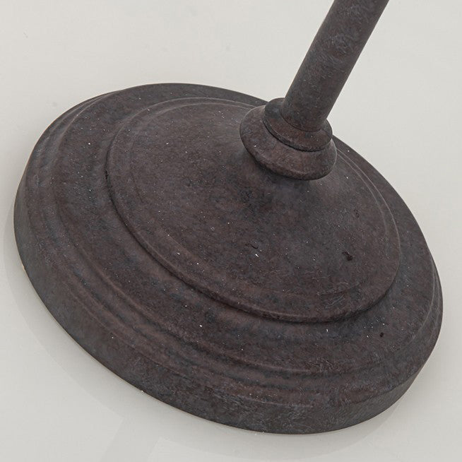 Distressed Iron Rotatable Semicircle Floor Lamp