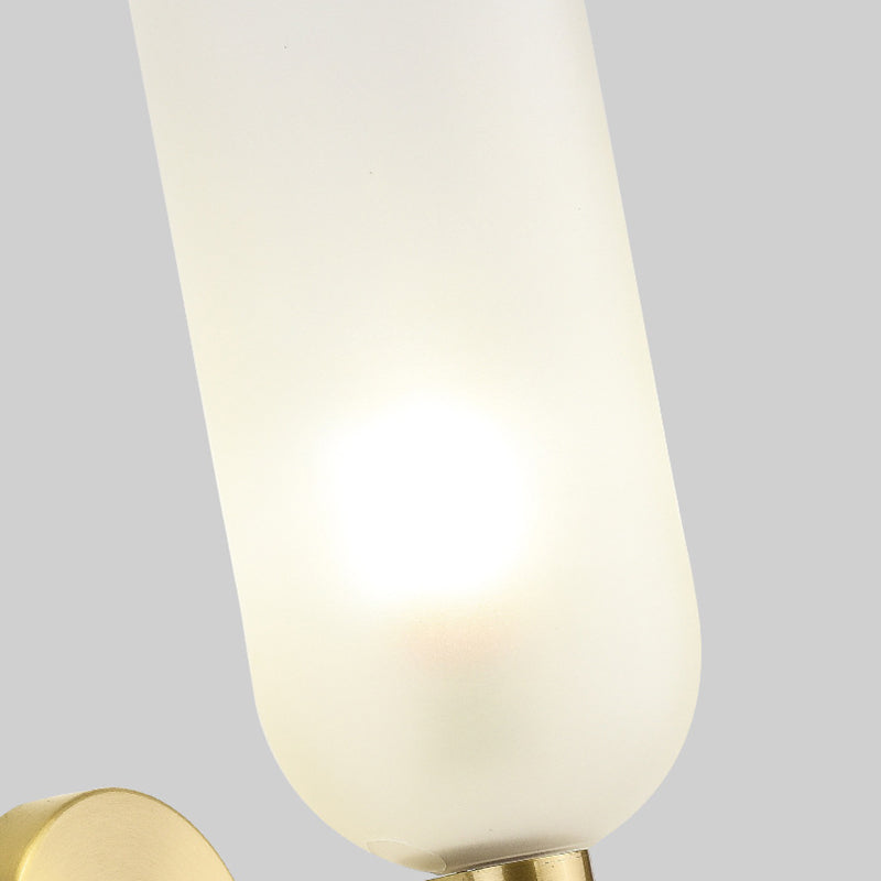 Copper Glass Cup Up 2-Light Wall Lamp