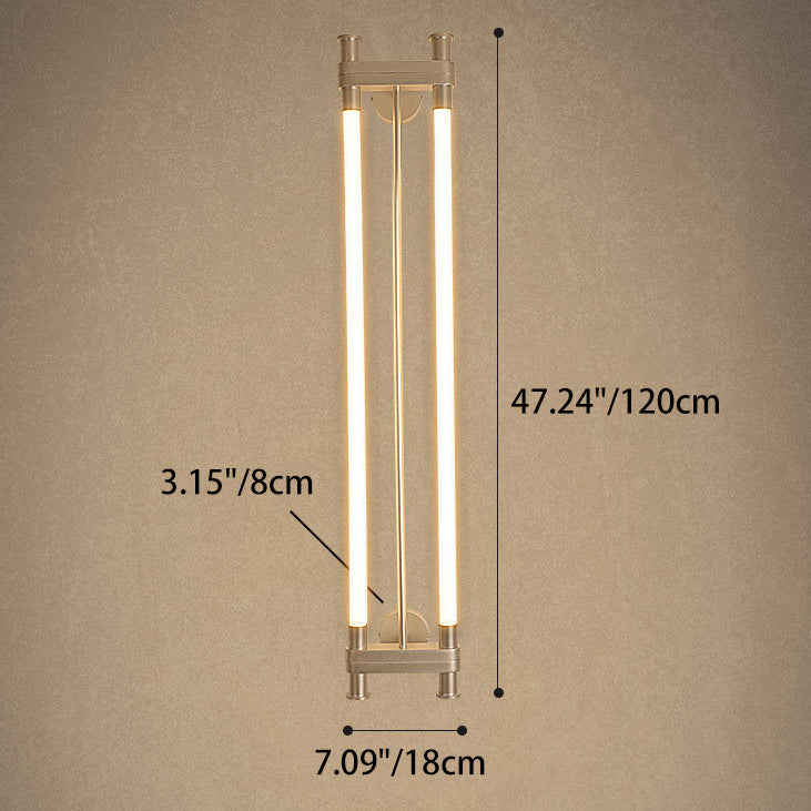 Dual Aluminum Long Strip Wall Lamp