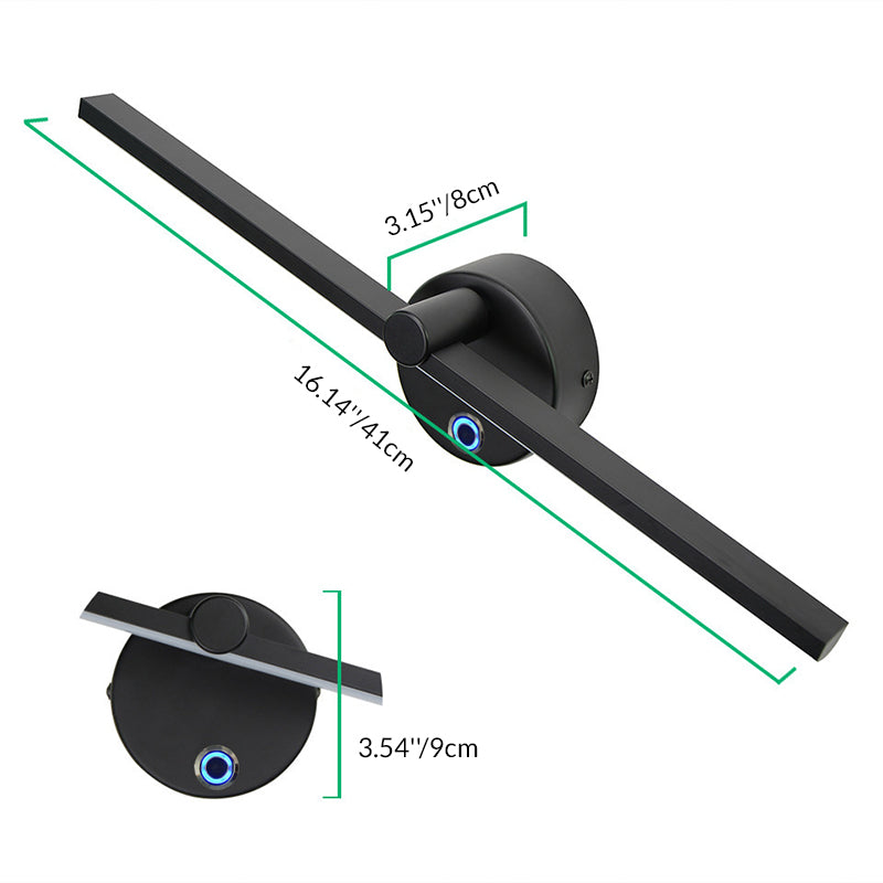Aluminum Long Strip Rotatable Wall Lamp