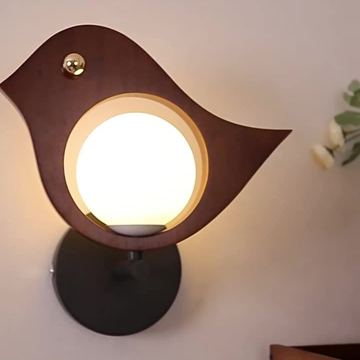 Animal Bird Whale Iron Wall Lamp