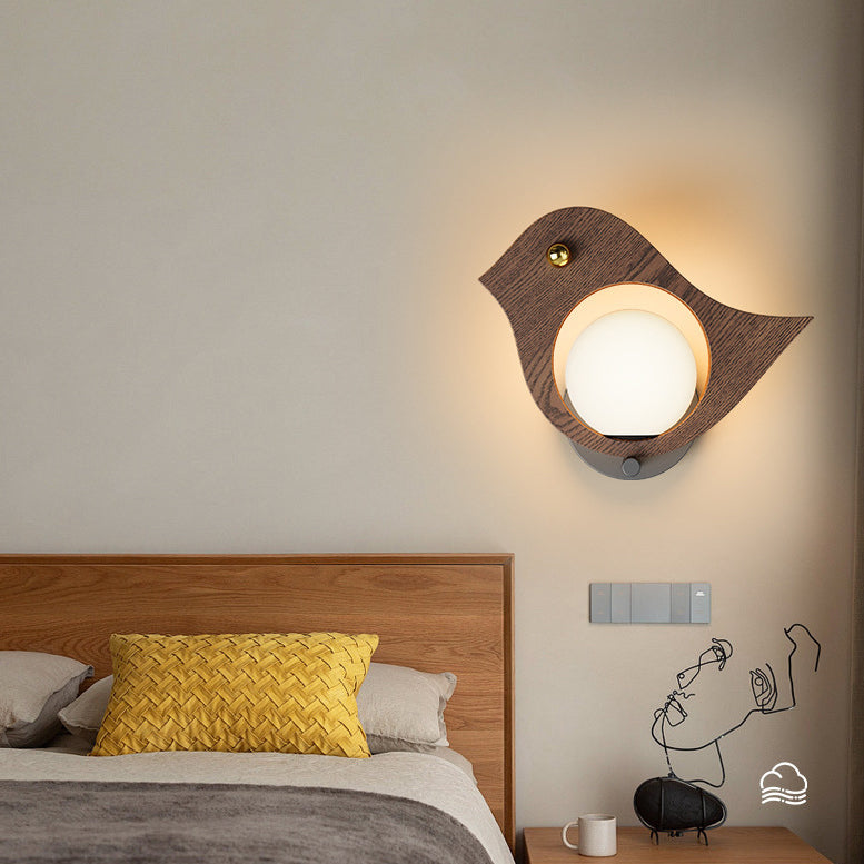 Animal Bird Whale Iron Wall Lamp