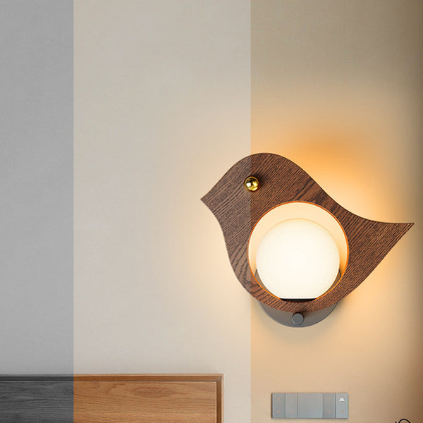 Animal Bird Whale Iron Wall Lamp