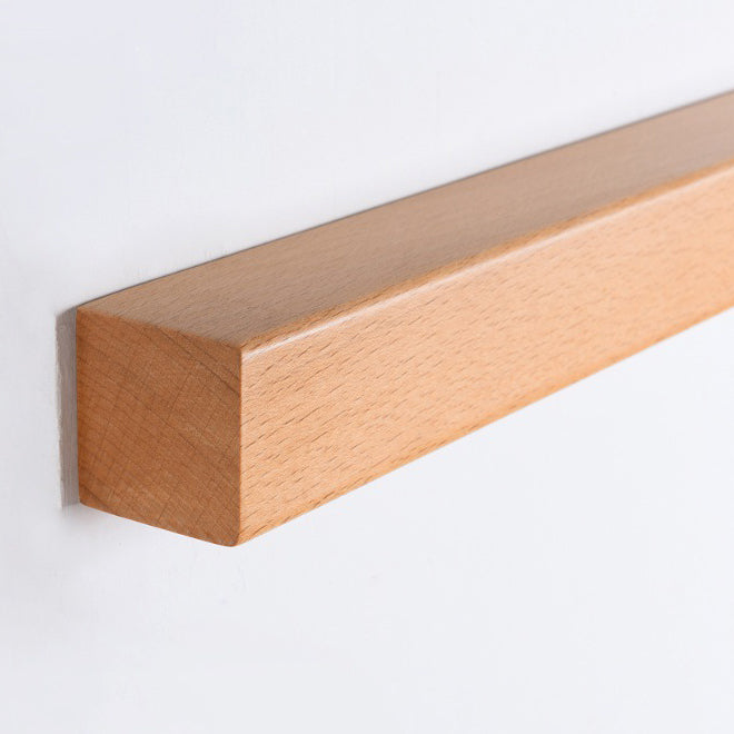 Rectangular Linear PVC Wood Wall Lamp