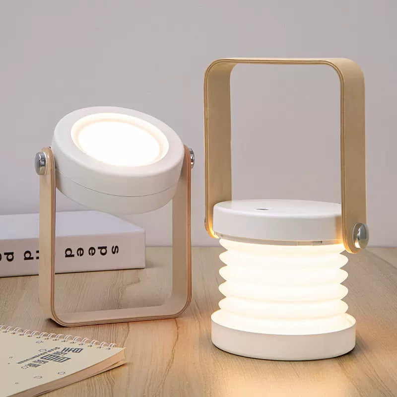 Portable Retractable Lantern Cylindrical Table Lamp