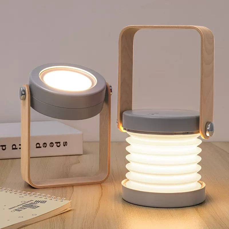 Portable Retractable Lantern Cylindrical Table Lamp