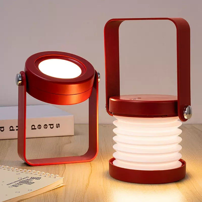 Portable Retractable Lantern Cylindrical Table Lamp