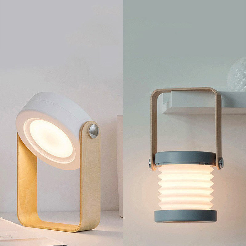 Portable Retractable Lantern Cylindrical Table Lamp