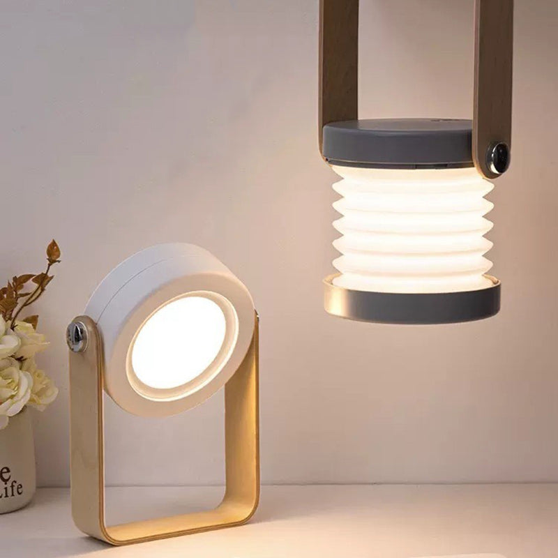 Portable Retractable Lantern Cylindrical Table Lamp