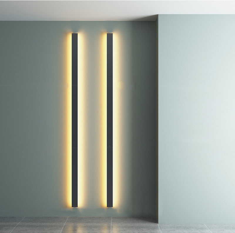Linear Long Rectangular Iron Wall Lamp