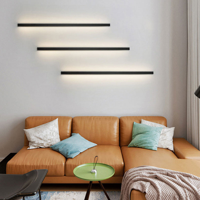 Linear Long Rectangular Iron Wall Lamp