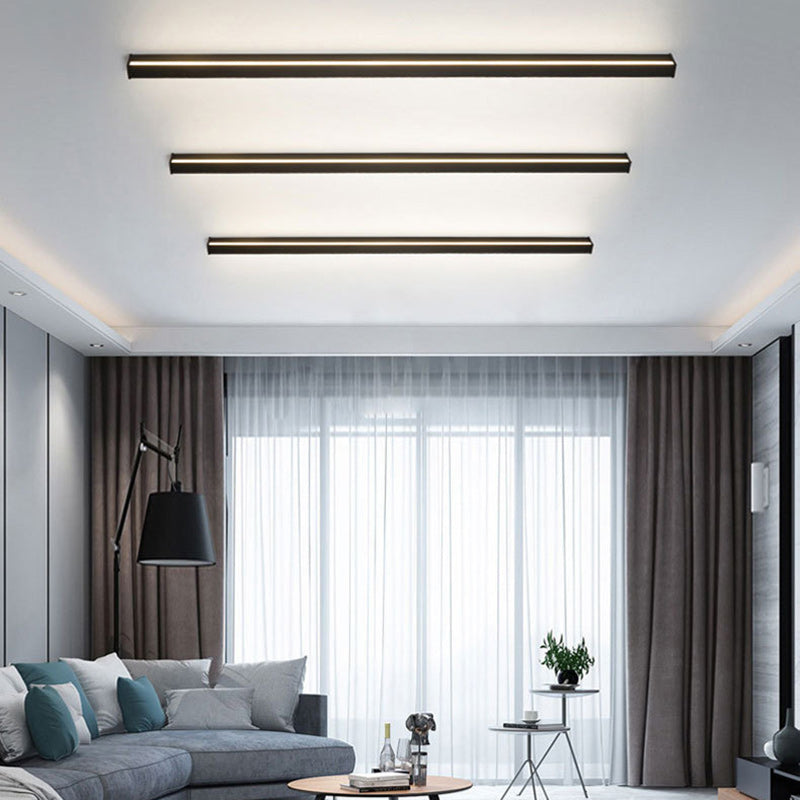 Linear Long Rectangular Iron Wall Lamp
