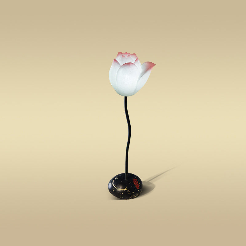 Lotus Flower Round Iron Floor Lamp