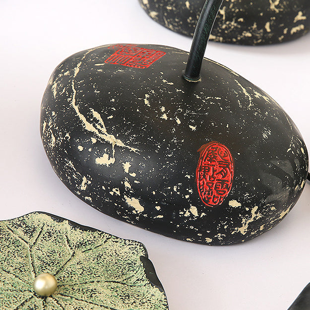 Lotus Flower Round Iron Floor Lamp