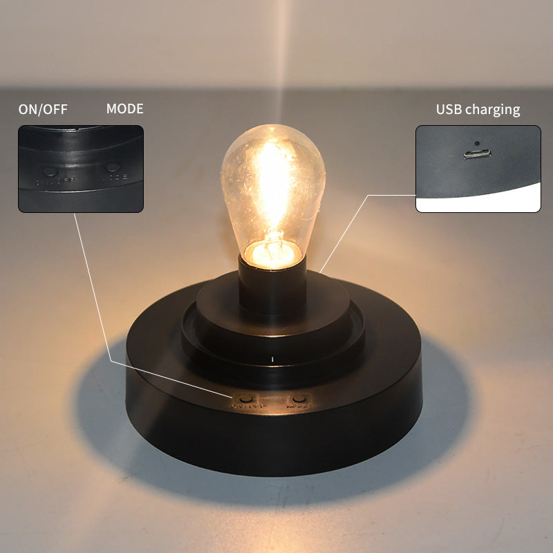 Round Oval ABS Hardware Table Lamp
