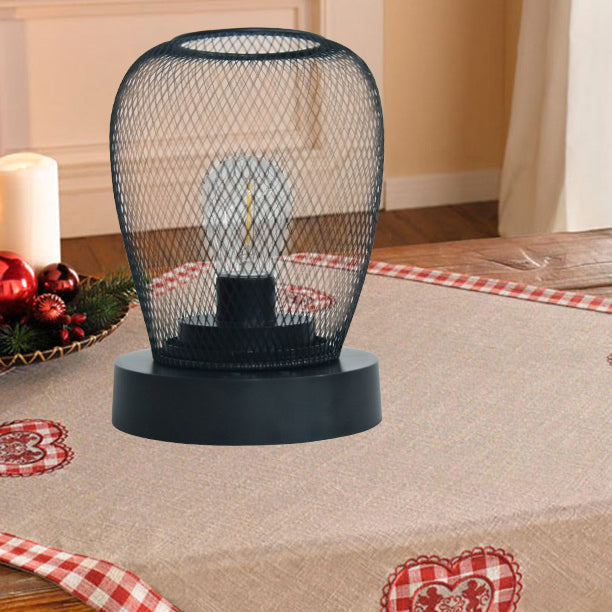 Round Oval ABS Hardware Table Lamp