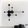 Dipper Round Iron Acrylic Wall Lamp