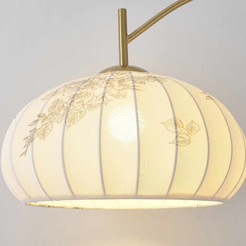 Round Oval Cone Iron Floor Lamp