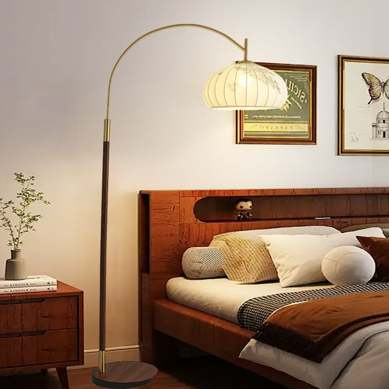 Round Oval Cone Iron Floor Lamp