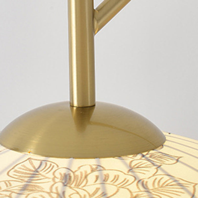 Round Oval Cone Iron Floor Lamp