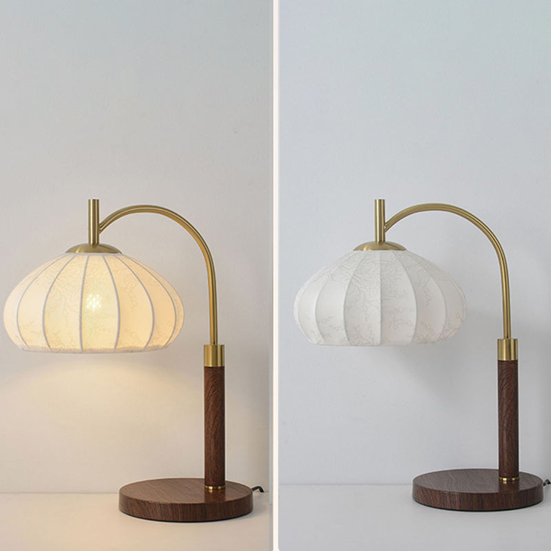 Printed Round Oval Cone Table Lamp