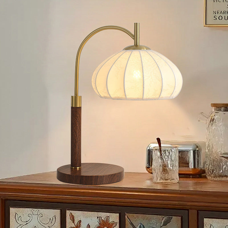 Printed Round Oval Cone Table Lamp